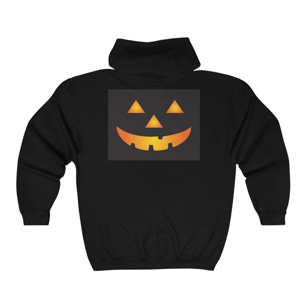 Jack-O-Lantern Unisex Heavy Blend™ Full Zip Hooded Sweatshirt