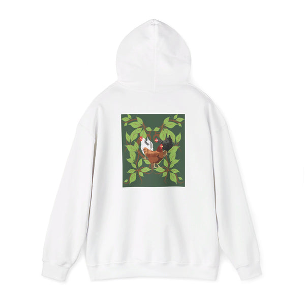 Three French Hens  Unisex Heavy Blend™ Hooded Sweatshirt