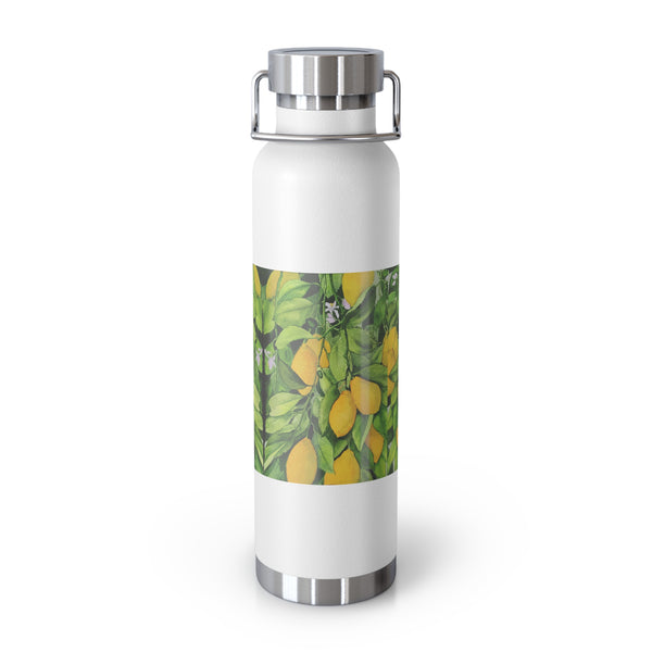 Lemon Tree Copper Vacuum Insulated Bottle, 22oz