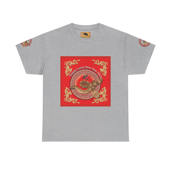 Lunar New Year of the Snake Unisex Heavy Cotton Tee