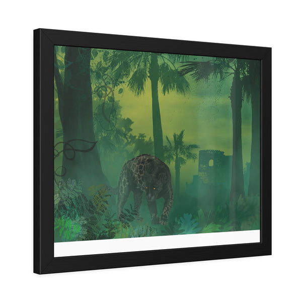 Jungle Panther Framed Paper Posters
