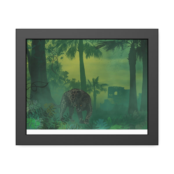 Jungle Panther Framed Paper Posters