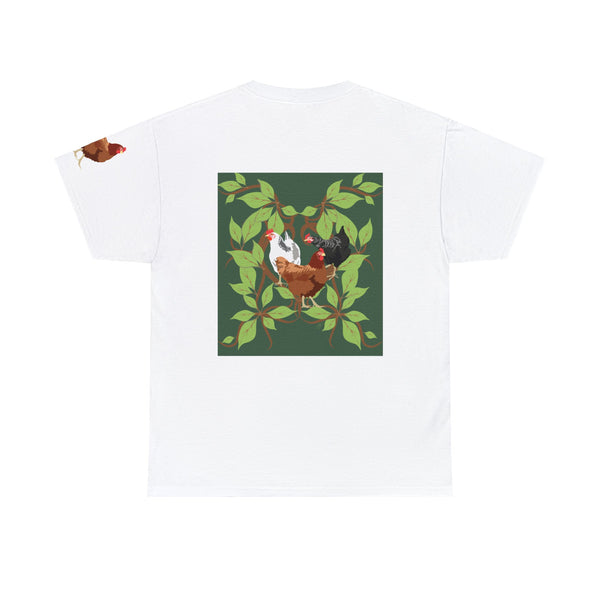 Three French Hens Unisex Heavy Cotton Tee