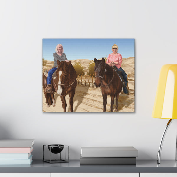 Hank and Friends Canvas Gallery Wraps