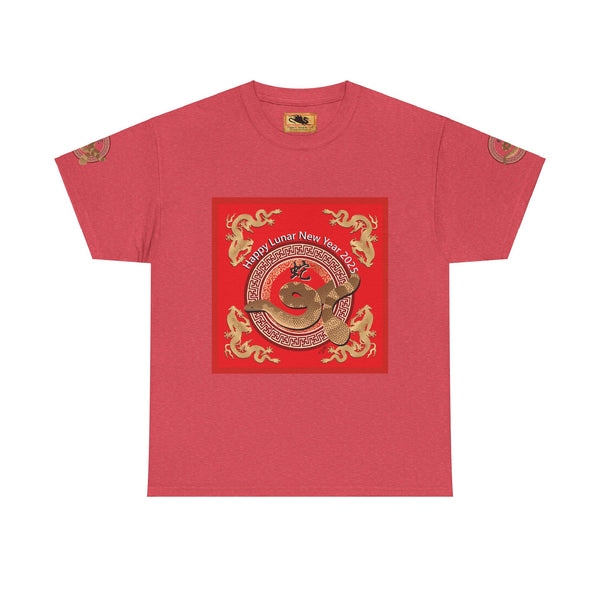 Lunar New Year of the Snake Unisex Heavy Cotton Tee