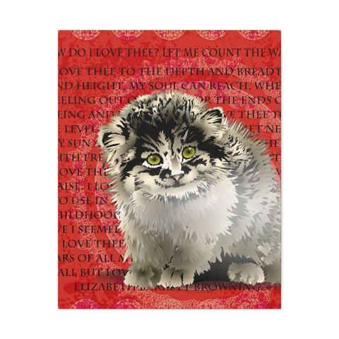 Pallas Cat Love Canvas Gallery Wraps