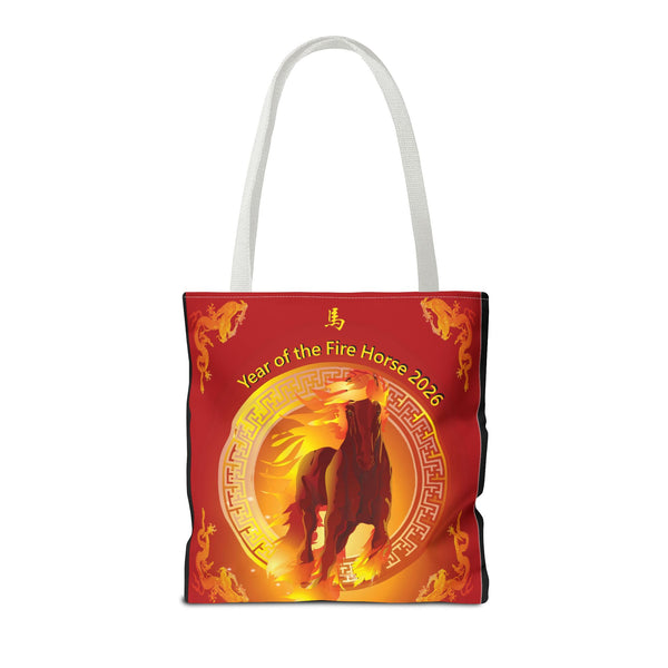Fire Horse Year Tote Bag – 2026 Lunar New Year Zodiac Tote