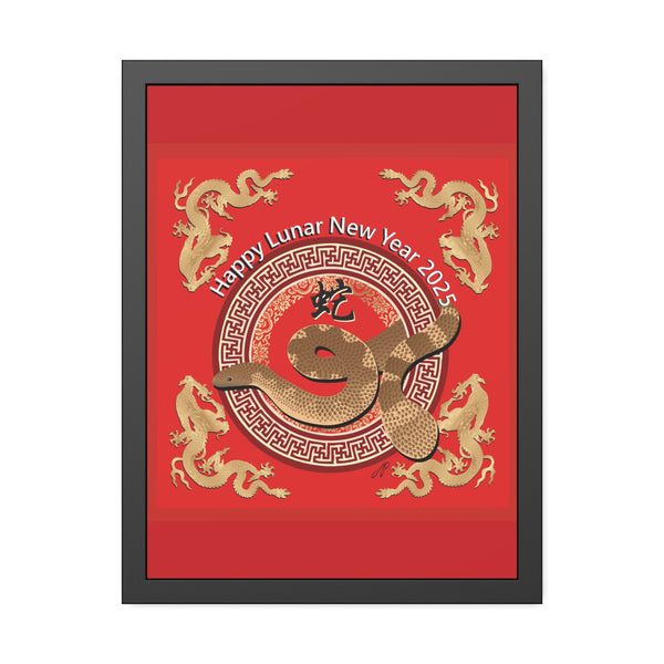 Lunar Year of the Snake Framed Paper Posters