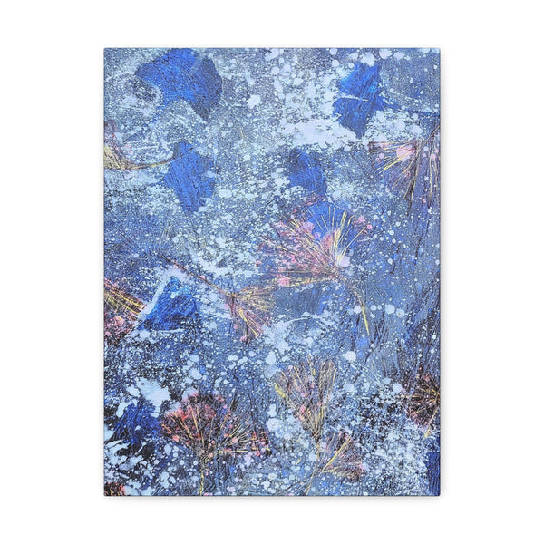 Leaves in Frost  Canvas Gallery Wraps