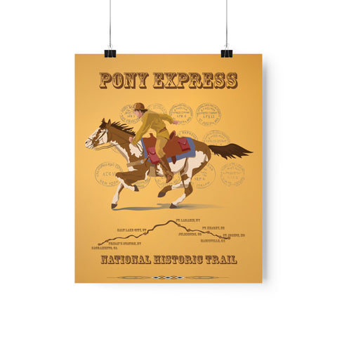 Pony Express Premium Matte vertical posters