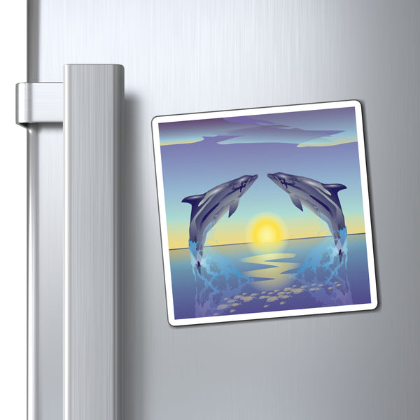 Dolphins Sun Magnet