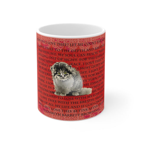 Pallas Cat Love Ceramic Mug 11oz