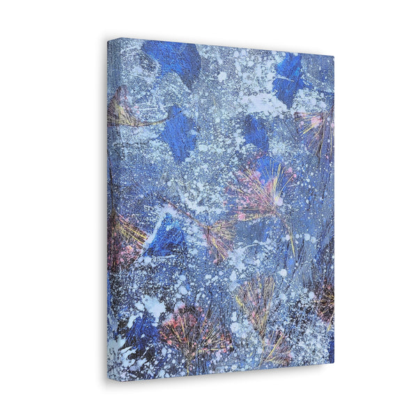 Leaves in Frost  Canvas Gallery Wraps