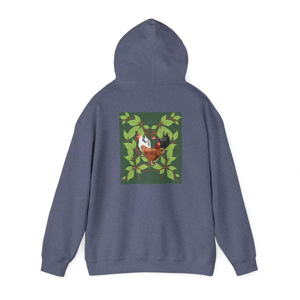 Three French Hens  Unisex Heavy Blend™ Hooded Sweatshirt