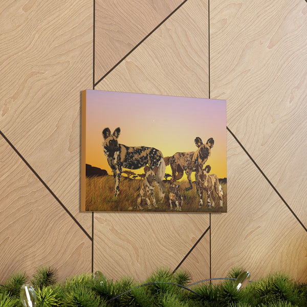 Wild Painted Dogs Gallery Wraps