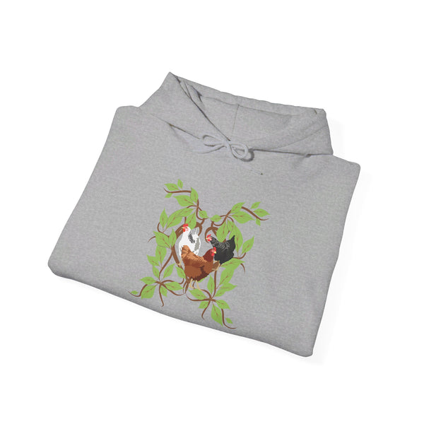 Three French Hens  Unisex Heavy Blend™ Hooded Sweatshirt