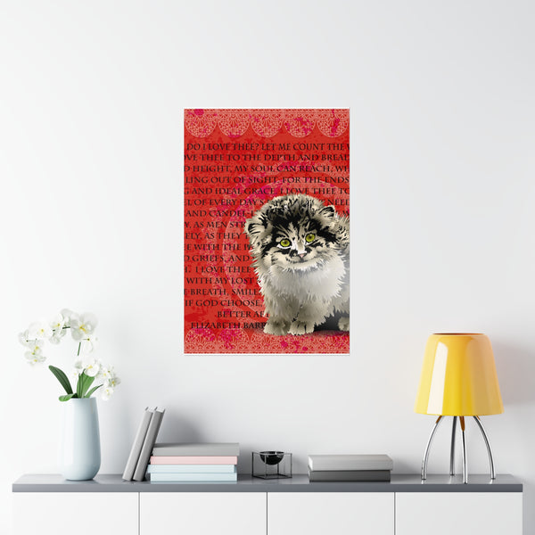 Pallas Cat Love Premium Matte vertical posters