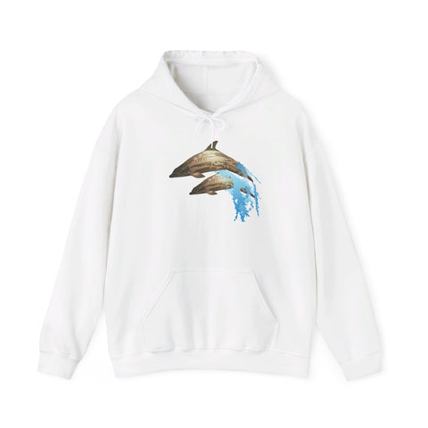 Dolphin Love Unisex Heavy Blend™ Hooded Sweatshirt