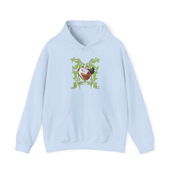 Three French Hens  Unisex Heavy Blend™ Hooded Sweatshirt