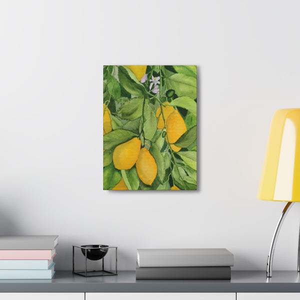 Watercolor Lemons 2 Canvas Gallery Wraps