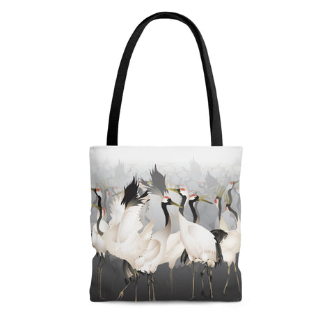 Lucky Cranes AOP Tote Bag