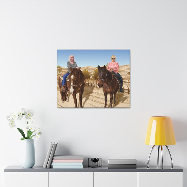 Hank and Friends Canvas Gallery Wraps