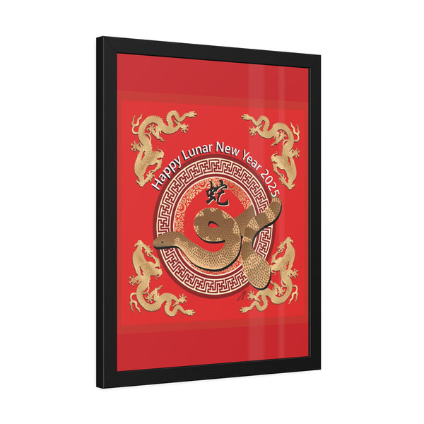 Lunar Year of the Snake Framed Paper Posters