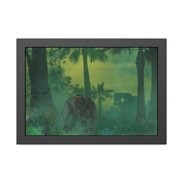 Jungle Panther Framed Paper Posters