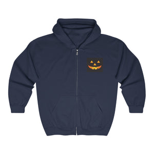 Jack-O-Lantern Unisex Heavy Blend™ Full Zip Hooded Sweatshirt