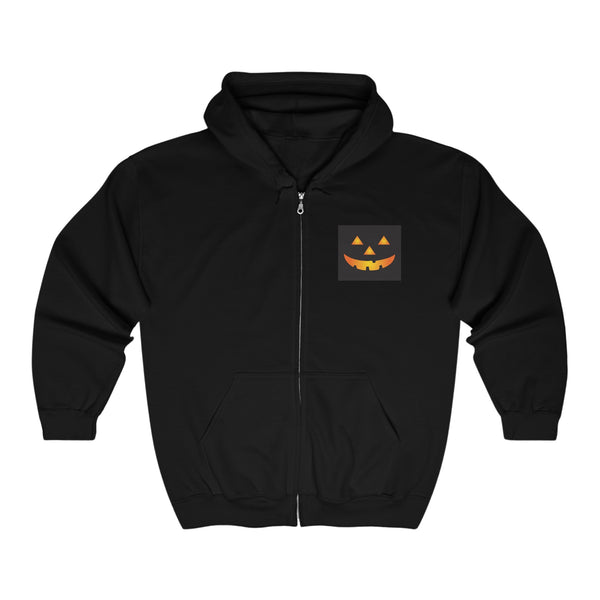 Jack-O-Lantern Unisex Heavy Blend™ Full Zip Hooded Sweatshirt