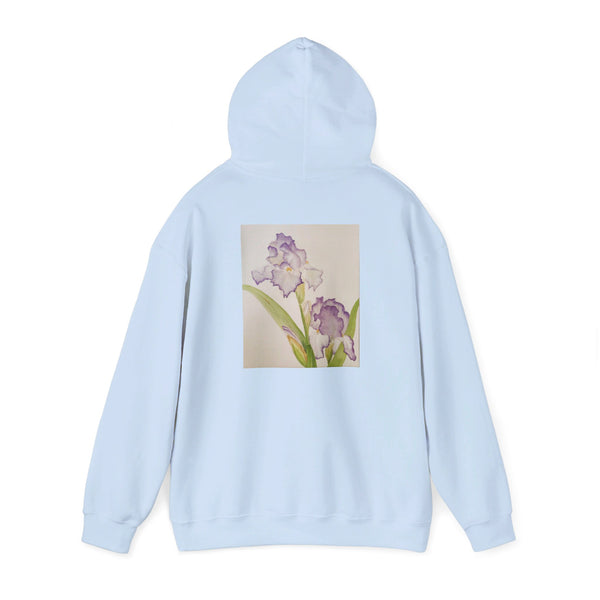 Purple Iris Unisex Heavy Blend™ Hooded Sweatshirt