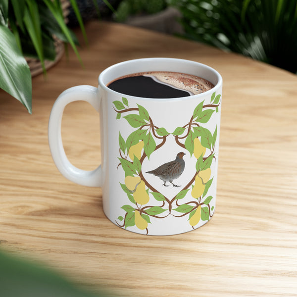 Partridge N Pear Ceramic Mug 11oz