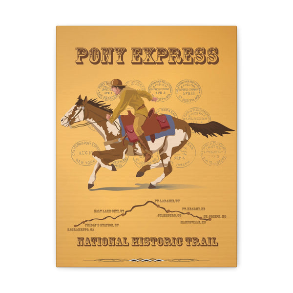 Pony Express Canvas Gallery Wraps