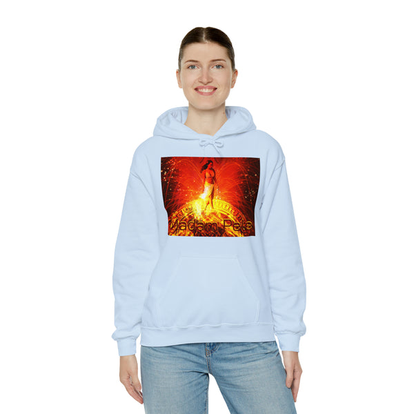 Madam Pele, Volcano Goddess Unisex Heavy Blend™ Hooded Sweatshirt