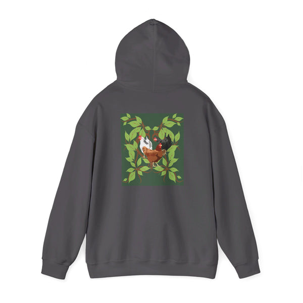 Three French Hens  Unisex Heavy Blend™ Hooded Sweatshirt