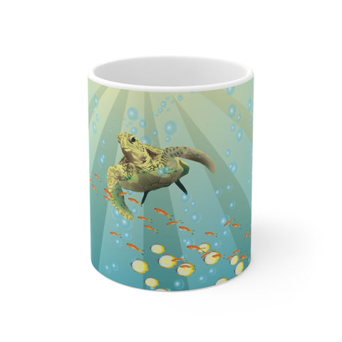 Sea Turtle Ceramic Mug 11oz