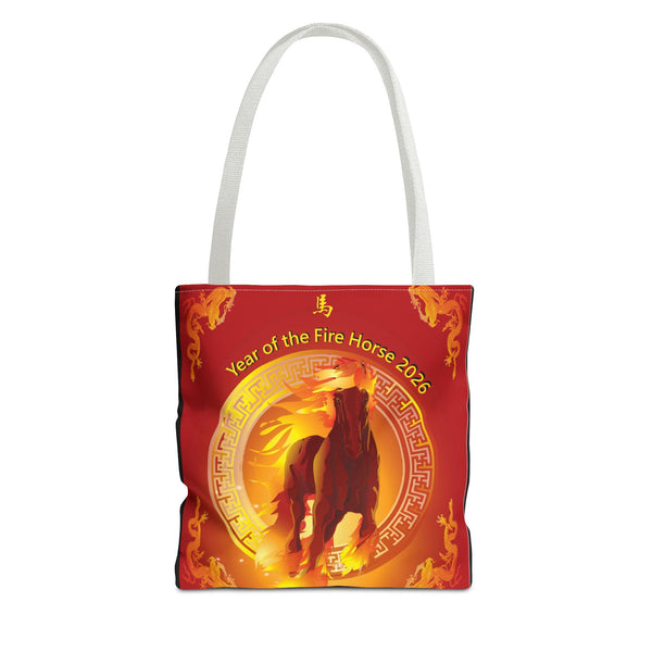 Fire Horse Year Tote Bag – 2026 Lunar New Year Zodiac Tote