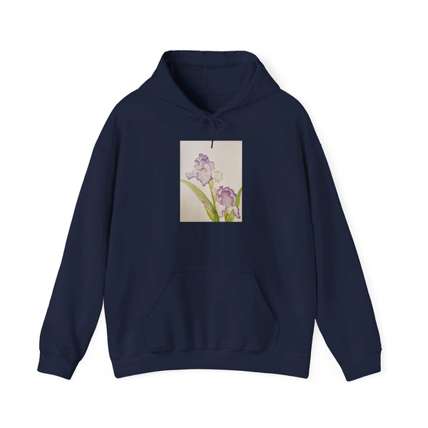 Purple Iris Unisex Heavy Blend™ Hooded Sweatshirt