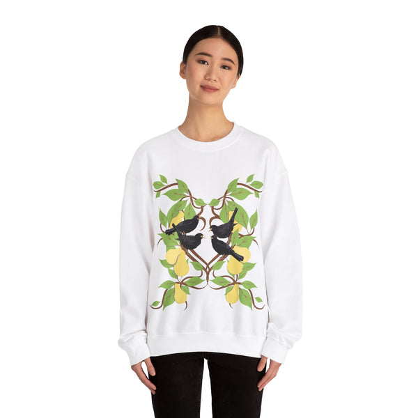 Four Colly Birds of Christmas Unisex Heavy Blend™ Crewneck Sweatshirt