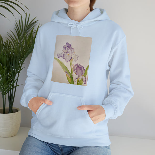 Purple Iris Unisex Heavy Blend™ Hooded Sweatshirt