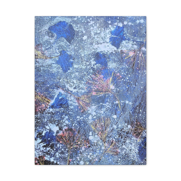 Leaves in Frost  Canvas Gallery Wraps