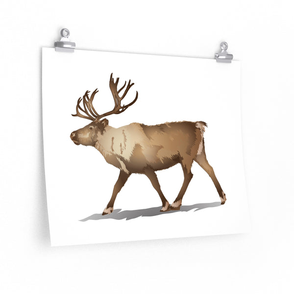 Reindeer Premium Matte horizontal posters