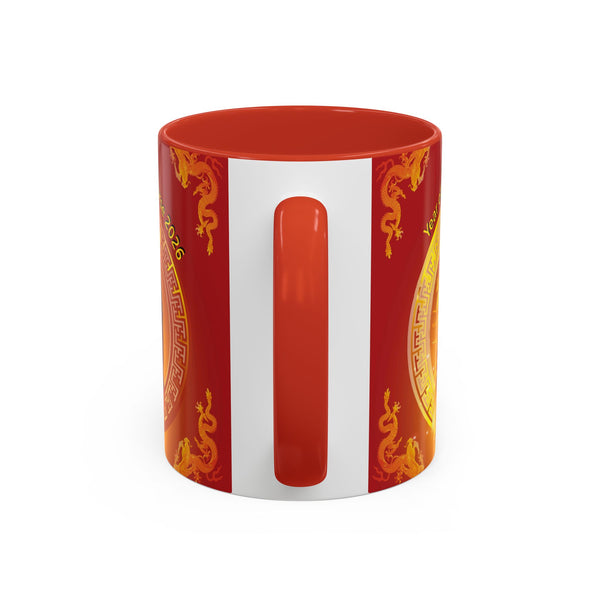Year of the Fire Horse Coffee Mug – 2026 Chinese Zodiac Accent Mug