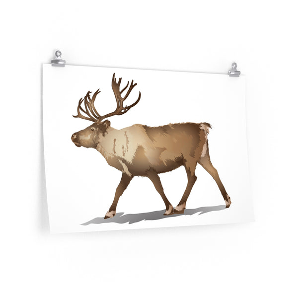 Reindeer Premium Matte horizontal posters