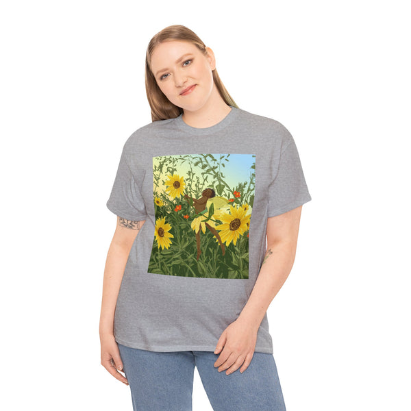 Sunflower Fairy Unisex Heavy Cotton Tee