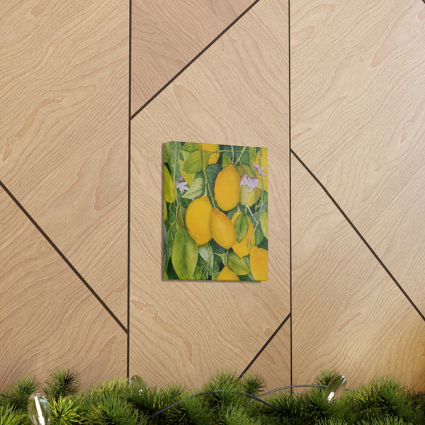 Watercolor Lemons 2 Canvas Gallery Wraps