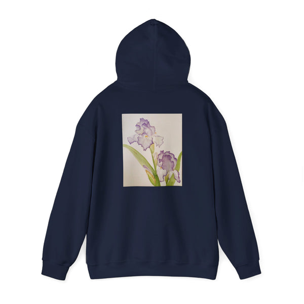 Purple Iris Unisex Heavy Blend™ Hooded Sweatshirt