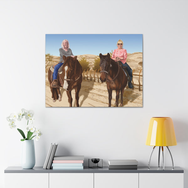 Hank and Friends Canvas Gallery Wraps