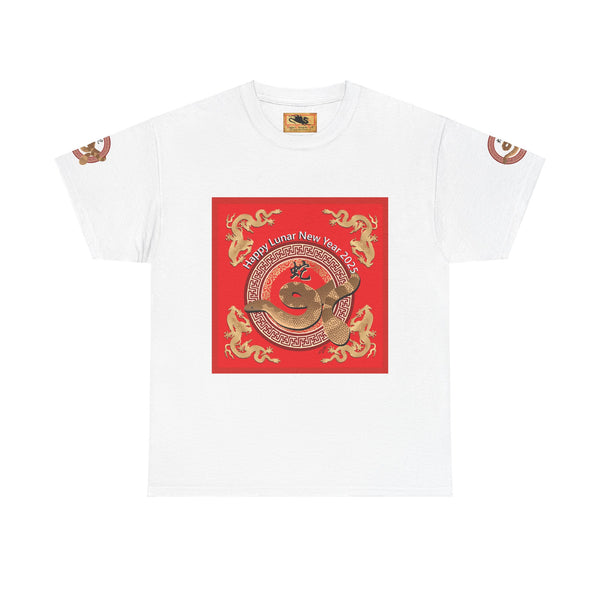 Lunar New Year of the Snake Unisex Heavy Cotton Tee