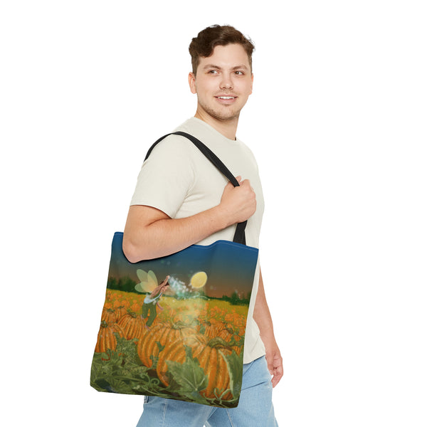 Pumpkin Fairy AOP Tote Bag